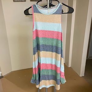 Women’s striped tank dress